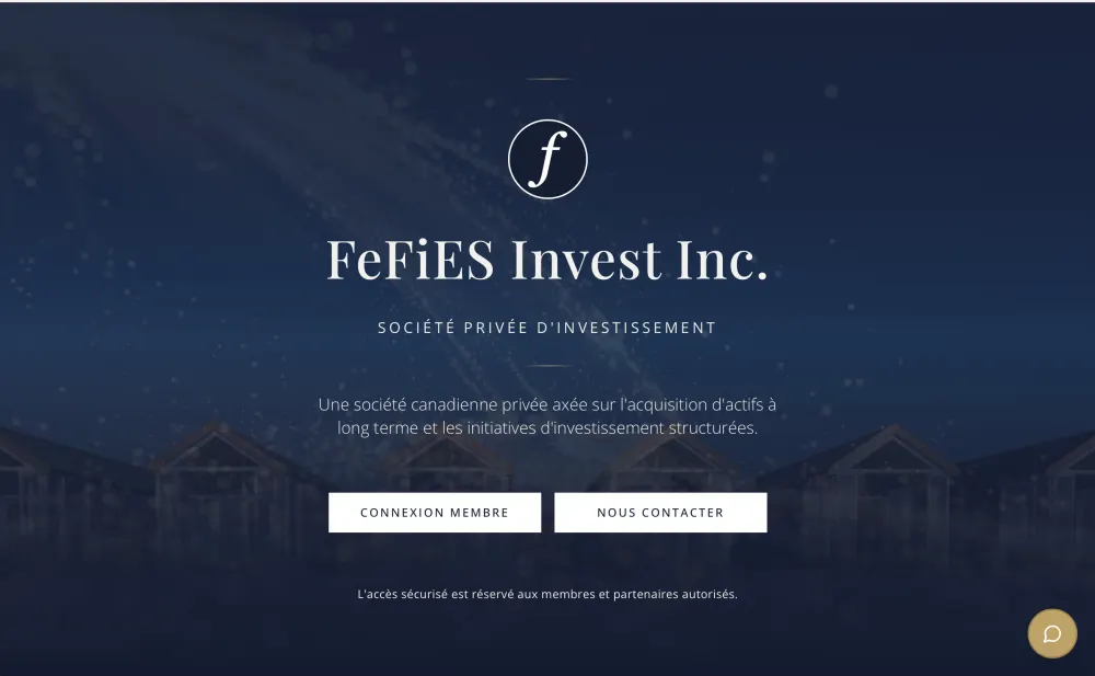 Screenshot of the website Fefies