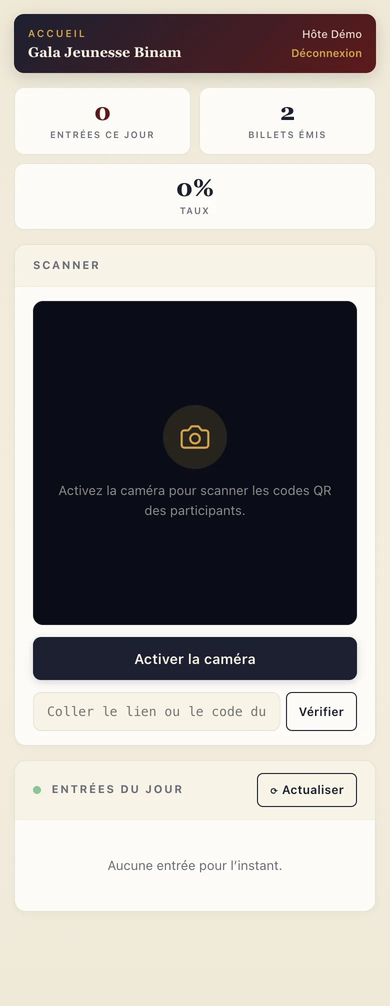 Le scanner de l’accueil